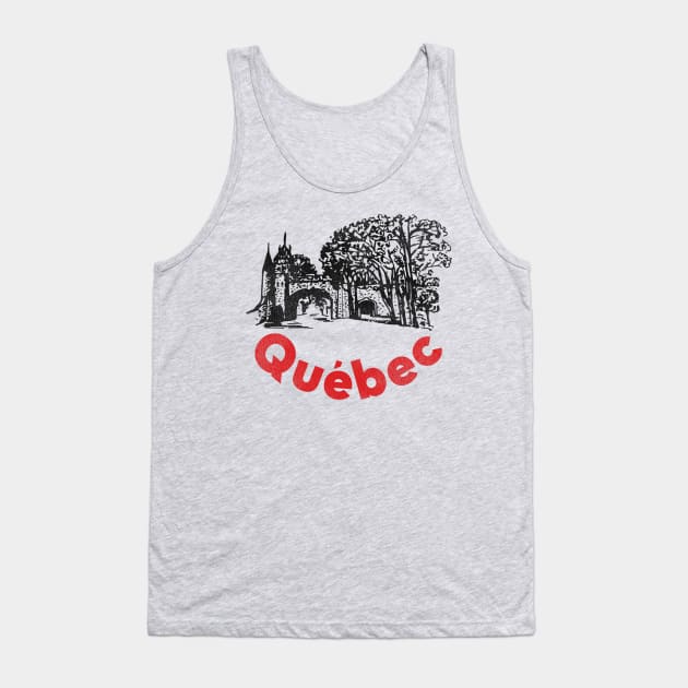 Old Quebec City Tank Top by darklordpug